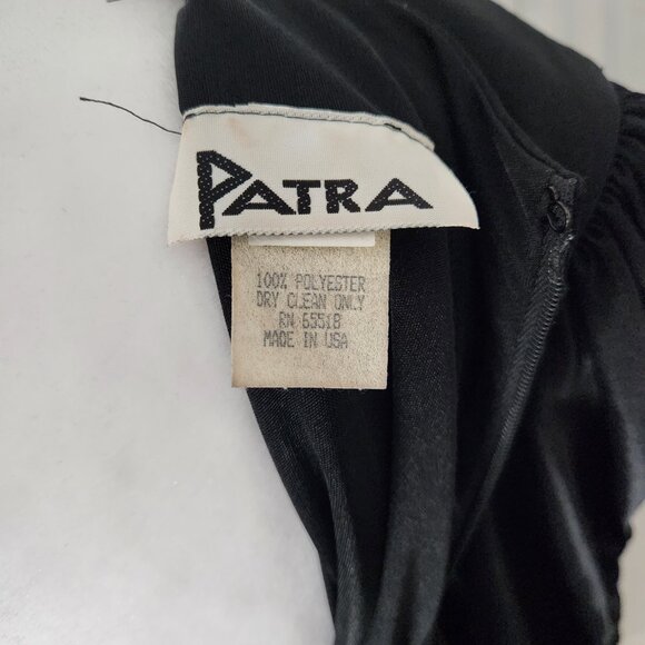 Patra Vintage Black Formal Dress Size 14 - Picture 7 of 7
